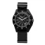 Čierne pánske hodinky Marathon Watches s nylonovým pásikom Official USAF™ Pilot's Navigator with Date 41MM
