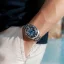 Reloj Delma Watches Plata para hombre con correa de acero Shell Star Titanium Silver / Blue 41MM Automatic
