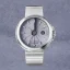 Reloj 22Designstudio Watches plata de caballero con correa de acero Concrete Sport 45MM Automati