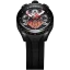 Crni muški sat Bomberg Watches s gumicom VIKING Red 45MM