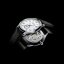 Epos zilveren herenhorloge met leren band Originale 3408.208.20.30.15 39MM Automatic