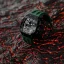Čierne pánske hodinky Tsar Bomba Watch s gumovým pásikom TB8204Q - Black / Green 43,5MM