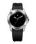 Stříbrné pánské hodinky Venezianico s gumovým páskem Nereide Ultrablack 3921510 Rubber Band 42MM Automatic