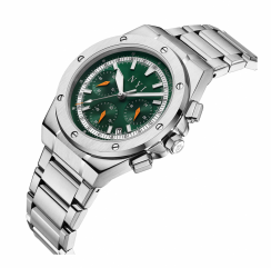 Stříbrné pánské hodinky NYI Watches s ocelovým páskem Ludlow - Silver 41MM