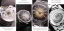 Zilverkleurig herenhorloge van Nivada Grenchen met stalen riem F77 Brown Smoked With Date 69002A77 37MM Automatic