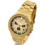 Orologio da uomo in oro Louis XVI con cinturino in acciaio Frosted Le Monarque 1213 - Gold 42MM
