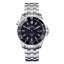 Relógio Davosa de prata para homem com pulseira de aço Argonautic Lumis - Silver/Black 43MM Automatic