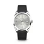 Strieborné pánske hodinky Milus Watches s koženým pásikom Snow Star Sky Silver 39MM Automatic