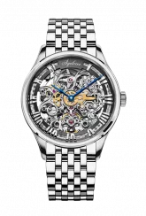 Reloj Agelocer Watches plata para hombre con correa de acero Bosch Series Steel Silver 40MM Automatic