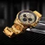 Louis XVI geel herenhorloge met stalen band Palais Royale 1087 - Gold 43MM