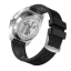 Montre Circula Watches pour homme de couleur argent avec bracelet en caoutchouc AquaSport II - Black 40MM Automatic