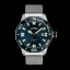 Ασημένιο ρολόι Audaz Watches για άντρες με ιμάντα από χάλυβα Marine Master ADZ-3000-02 - Automatic 44MM