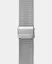 Men's silver Eone watch with steel strap Bradley Mesh - Silver 40MM
