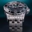 Reloj Davosa plateado para hombre con correa de acero Argonautic Lumis - Silver/Black 43MM Automatic