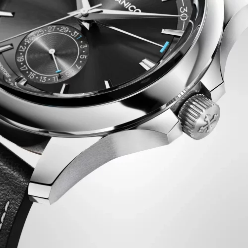Venezianico men's silver watch with a leather strap Redentore Riserva di Carica 1321504 40MM