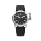 Męski srebrny zegarek Praesidus z gumowym paskiem A-5 UDT: Black Rubber Tropic 38MM Automatic