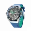 Reloj Mazzucato negro para hombre con goma RIM Scuba Black / Blue - 48MM Automatic