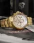 Zlaté pánské hodinky Louis XVI s ocelovým páskem Palais Royale No Diamond 1801 - Gold 43MM