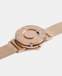 Relógio Eone ouro com pulseira de aço Bradley Mesh - Rose Gold II 40MM
