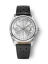 Orologio da uomo Nivada Grenchen in argento con cinturino in pelle Antarctic Spider 32023A10 38MM Automatic