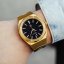 Zlaté pánské hodinky Paul Rich s ocelovým páskem Star Dust - Gold 45MM
