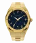 Relógio Paul Rich ouro para homens com pulseira de aço Frosted Star Dust Arabic Edition - Gold Desert 45MM