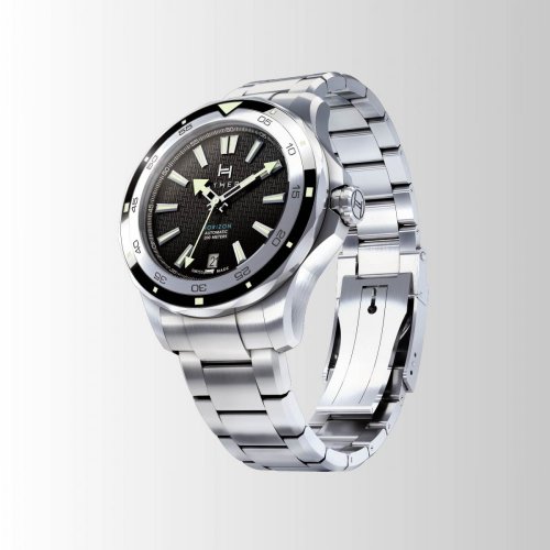Męski srebrny zegarek Fathers Watches ze stalowym paskiem Eternal Legacy Steel 40MM Automatic