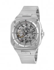 Stříbrné pánské hodinky Mondia s ocelovým páskem The Madison Forma  - Silver 40MM Automatic