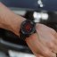 Černé pánské hodinky Zinvo Watches s páskem z pravé kůže Blade Corsa - Black 44MM