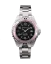 Herrenuhr aus Silber Momentum Watches mit Stahlband Splash Black / Pink 38MM