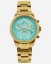 Women's gold Louis XVI watch with steel strap Palais Royale Woman With Diamond 6005 - Gold 38MM