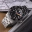 Strieborné pánske hodinky Draken s oceľovým pásikom Tugela – Black 42MM