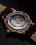 Relógio masculino Vincero dourado com pulseira de couro Icon Automatic - Rose Gold 41MM