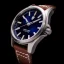 Srebrni muški sat ProTek Watches s kožnim remenom Field Series 3003 40MM