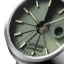 Muški srebrni sat 22Designstudio Watches sa čeličnim remenom Concrete Sport Olive Green 45MM Automati