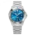 Men's Venezianico silver watch with steel strap Nereide Tungsteno 4521501C Blue 42MM Automatic