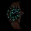 Miesten kultaa Aquatico Watches - kello nahkarannekkeella Bronze Sea Star Brown Automatic 42MM
