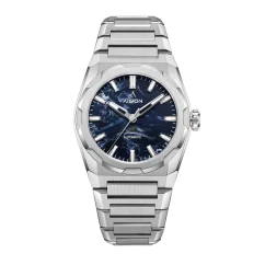 Men's silver Aisiondesign Watch with steel strap HANG Crafts - Pietersite Dial 40MM Automatic