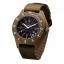 Orologio da uomo Marathon Watches in colore marrone con cinturino in nylon Official Duvdevan Desert Tan Pilot's Navigator with Date 41MM