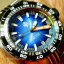 Strieborné pánske hodinky NTH Watches s oceľovým pásikom DevilRay With Date - Silver / Blue Automatic 43MM