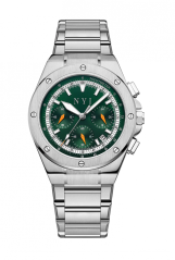 Men's silver NYI watch with steel strap Ludlow - Silver 41MM