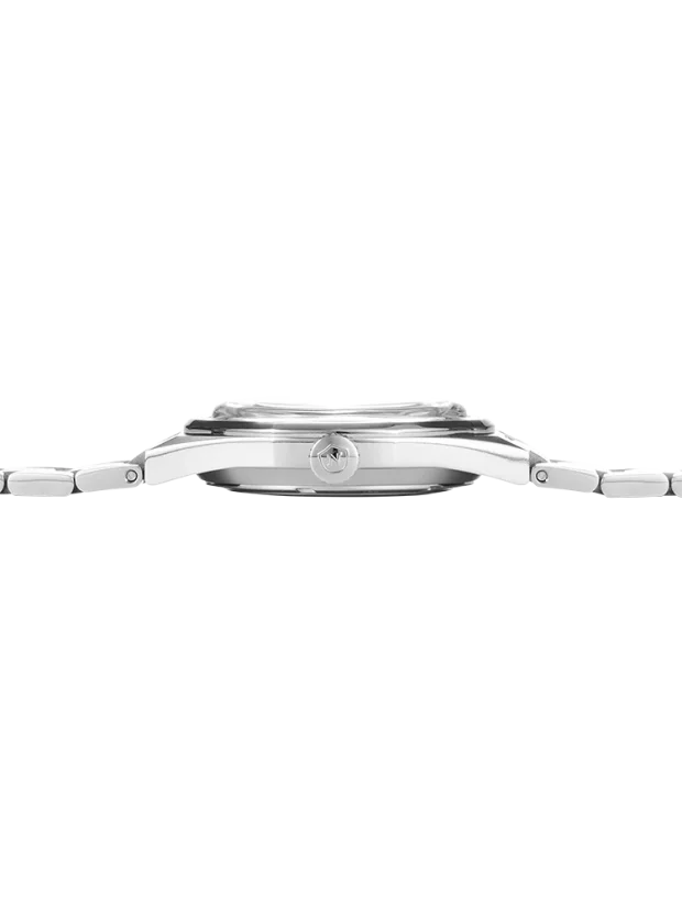 Men's silver Nivada Grenchen watch with steel strap F77 TITANIUM ANTHRACITE 68006A77 37MM Automatic