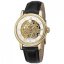 Zlaté pánske hodinky Epos s koženým opaskom Emotion 3390.156.22.20.25 41MM Automatic