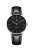 Strieborné dámske hodinky Paul Rich s opaskom z pravej kože Monaco Black Silver - Black Leather