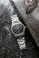 Men's silver Nivada Grenchen watch with steel strap F77 SST METEORITE MK2 68049A77 No Date 38MM Automatic