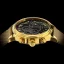 Ανδρικό χρυσό ρολόι Louis XVI με ατσάλινο λουράκι Danton - Gold 44MM