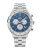 Men's silver Swiss Military Hanowa watch with steel strap Chronograph SM34081.03 42MM