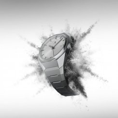 Stříbrné pánské hodinky Paul Rich s ocelovým páskem Elements Moonlight Crystal Steel 45MM