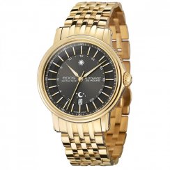 Zlaté pánské hodinky Epos s ocelovým páskem Emotion 24H 3390.302.22.14.32 41MM Automatic