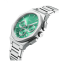 Męski srebrny zegarek NYI Watches ze stalowym paskiem Jayden - Silver 42MM